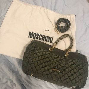 Authentic Moschino fabric tote